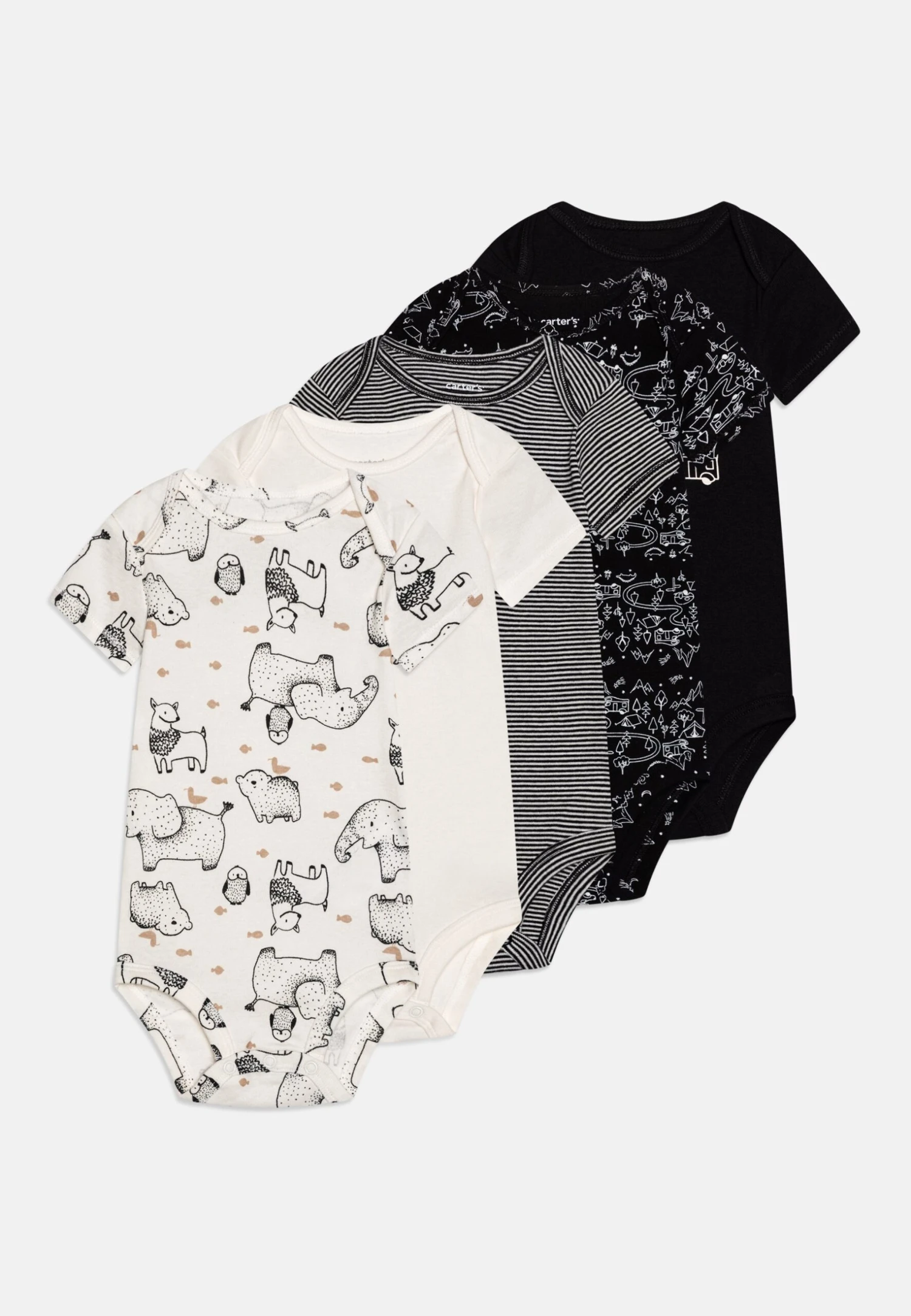 Carter's™ Adventure Unisex 5 Pack - Body - Black/Off-White 3 Carter's™ Adventure Unisex 5 Pack - Body - Black/Off-White