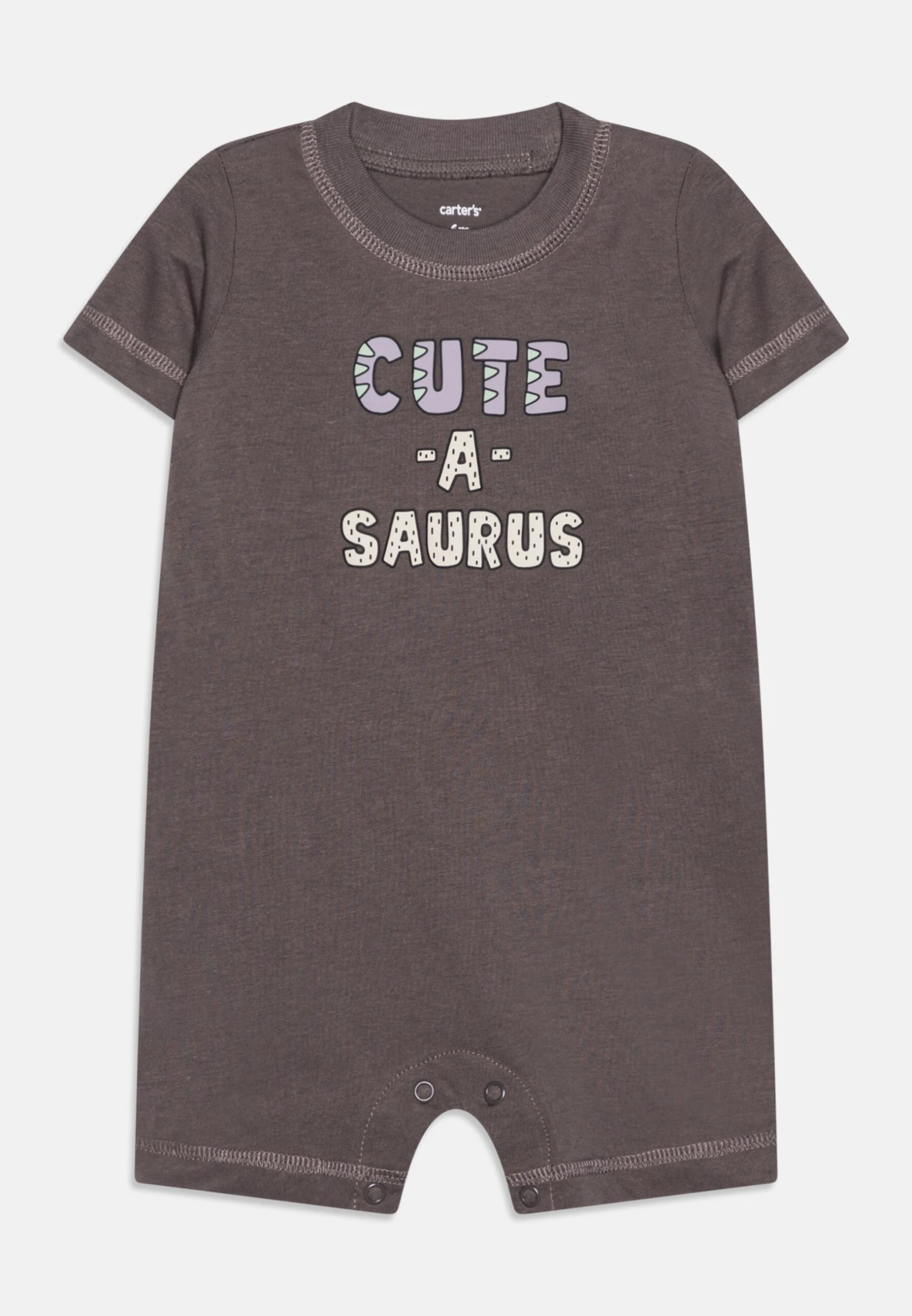 Carter's™ Purple Dino Print 2 Pack - Sleep Suit - Gray 5 Carter's™ Purple Dino Print 2 Pack - Sleep Suit - Gray - Image 3