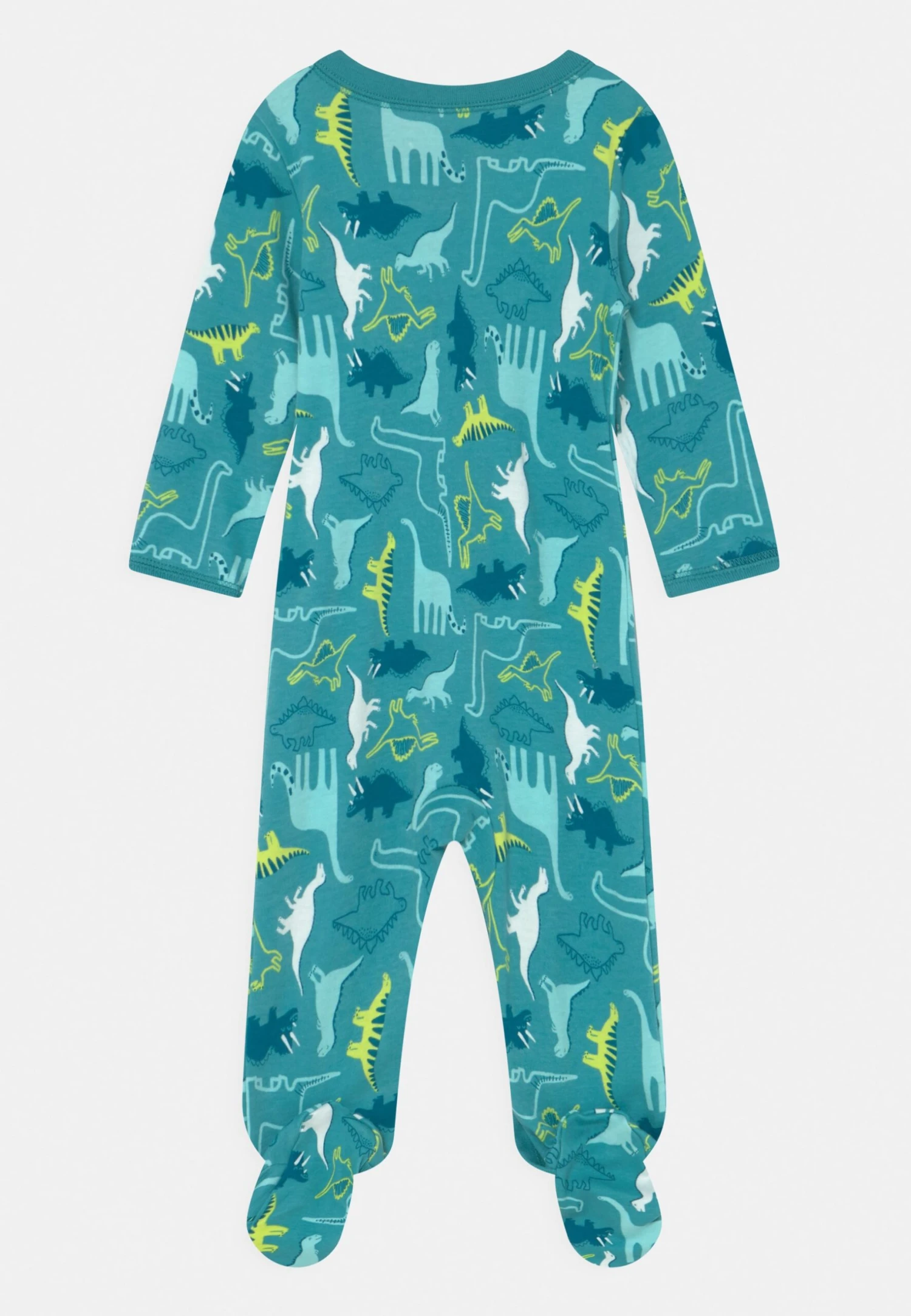 Carter's™ Dinos - Sleep Suit - Mottled Teal 4 Carter's™ Dinos - Sleep Suit - Mottled Teal - Image 2
