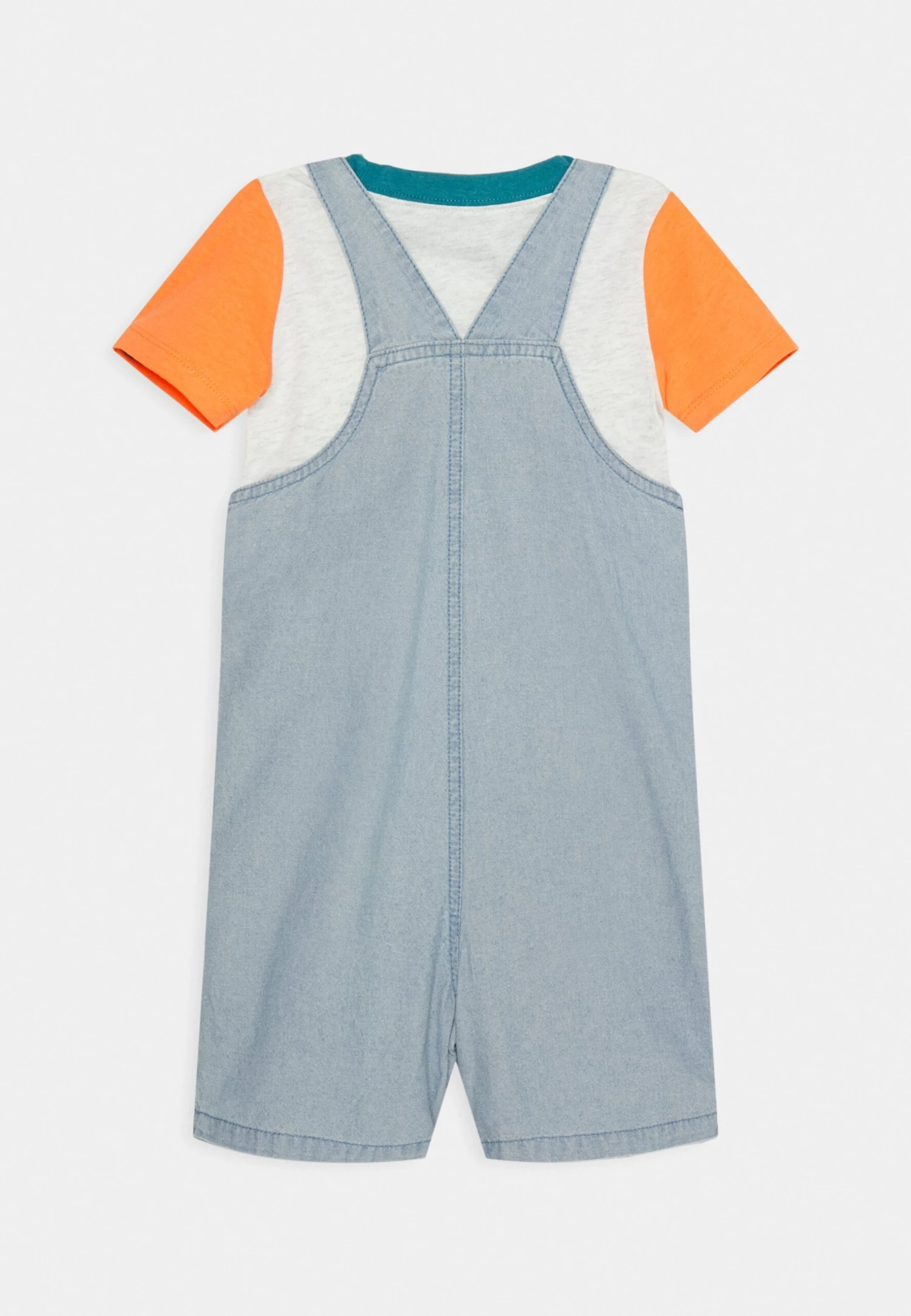 Carter's™ Shortall Unisex Set - Print T-Shirt - Blue 4 Carter's™ Shortall Unisex Set - Print T-Shirt - Blue - Image 2