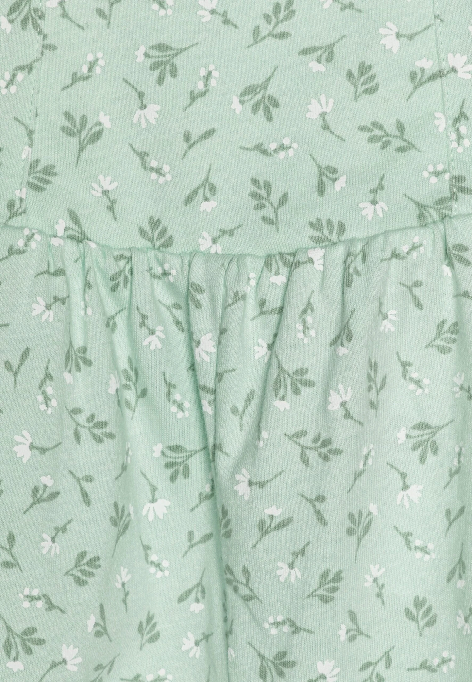 Carter's™ Mint Floral Set - Basic T-Shirt - Green 6 Carter's™ Mint Floral Set - Basic T-Shirt - Green - Image 4