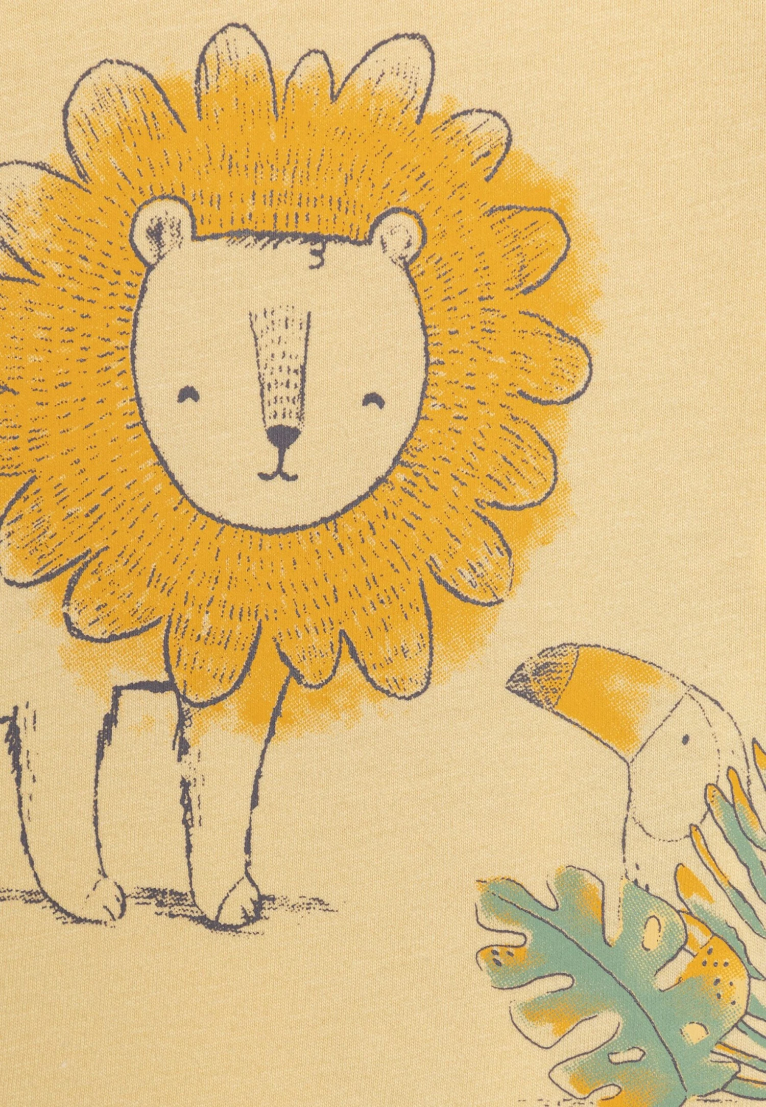 Carter's™ Lion Unisex Set - Print T-Shirt - Yellow 6 Carter's™ Lion Unisex Set - Print T-Shirt - Yellow - Image 4