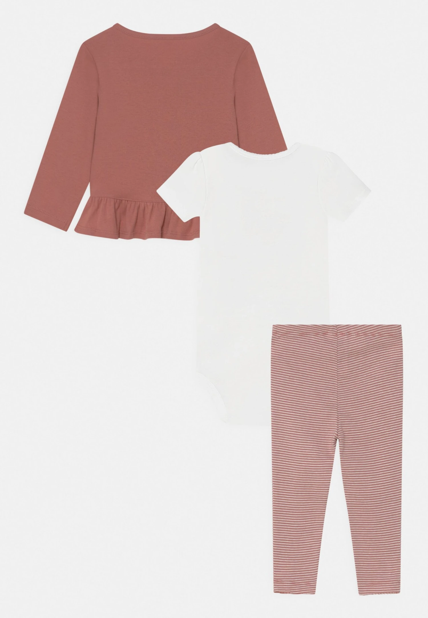 Carter's™ Peplum Set - Print T-Shirt - Pink 4 Carter's™ Peplum Set - Print T-Shirt - Pink - Image 2