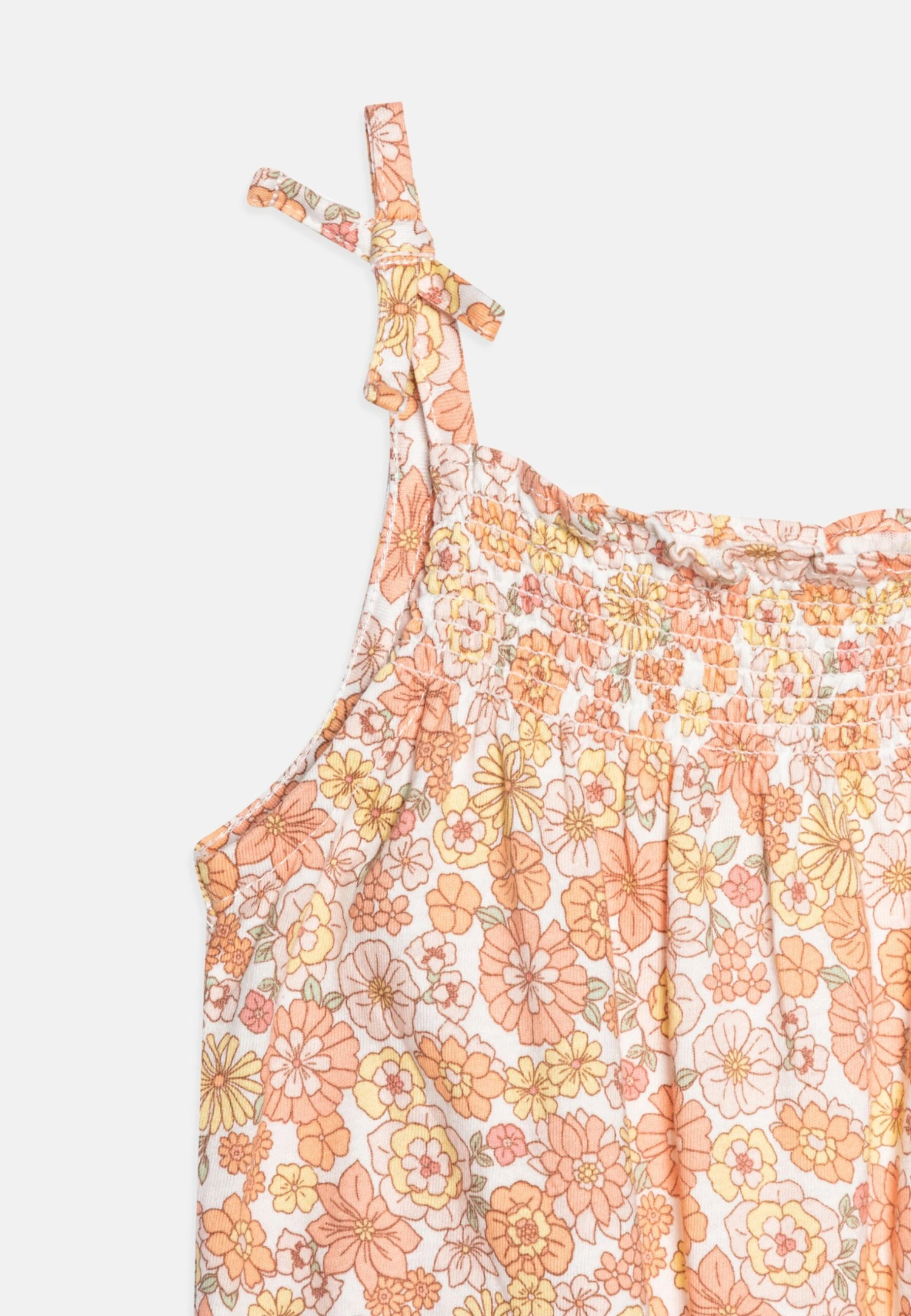 Carter's™ Floral Unisex - Jumpsuit - Pink/Orange 5 Carter's™ Floral Unisex - Jumpsuit - Pink/Orange - Image 3