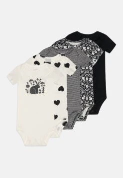 Carter's™ Damask Heart 5 Pack - Body - Black/Off-White