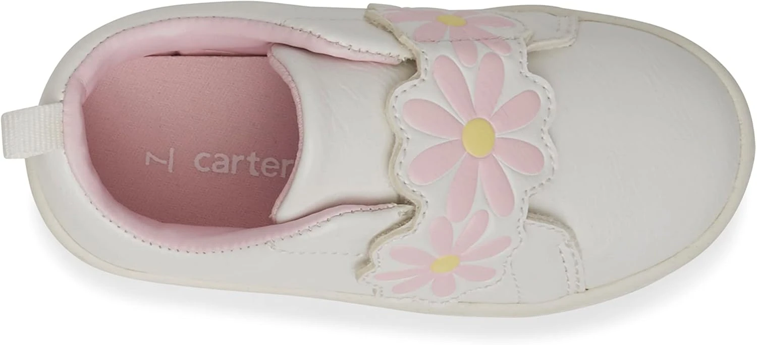 Carter's™ Carter's Girls Ellie Sneaker, Ivory, 10 Toddler 7 Carter's™ Carter's Girls Ellie Sneaker, Ivory, 10 Toddler - Image 5