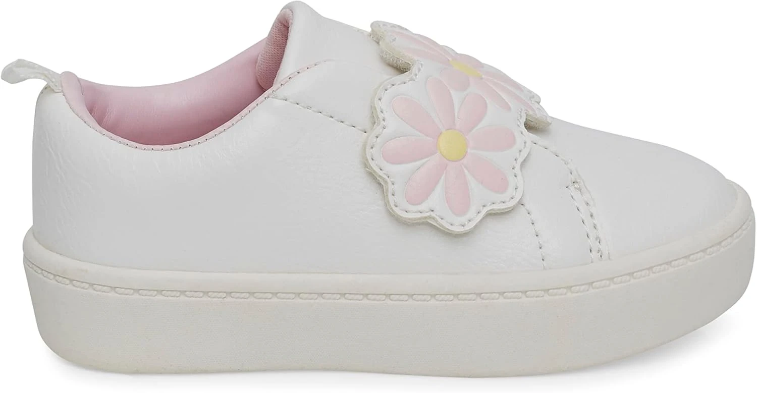 Carter's™ Carter's Girls Ellie Sneaker, Ivory, 4 Toddler 5 Carter's™ Carter's Girls Ellie Sneaker, Ivory, 4 Toddler - Image 3