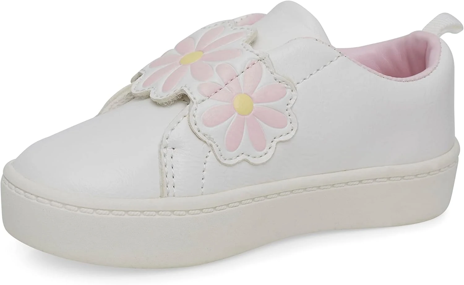 Carter's™ Carter's Girls Ellie Sneaker, Ivory, 5 Toddler 3 Carter's™ Carter's Girls Ellie Sneaker, Ivory, 5 Toddler