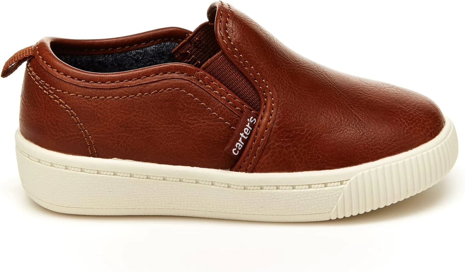 Carter's™ Carter's Boy's Ricky Slip-On Sneaker, Brown, 4 Toddler 3 Carter's™ Carter's Boy's Ricky Slip-On Sneaker, Brown, 4 Toddler - Image 2