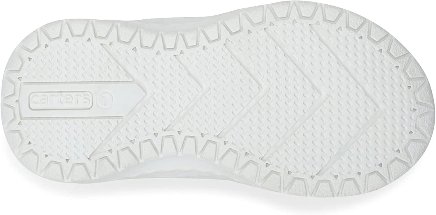 Carter's™ Carter's Girls Stevie Athletic Sneaker, Grey, 12 Little Kid 8 Carter's™ Carter's Girls Stevie Athletic Sneaker, Grey, 12 Little Kid - Image 6