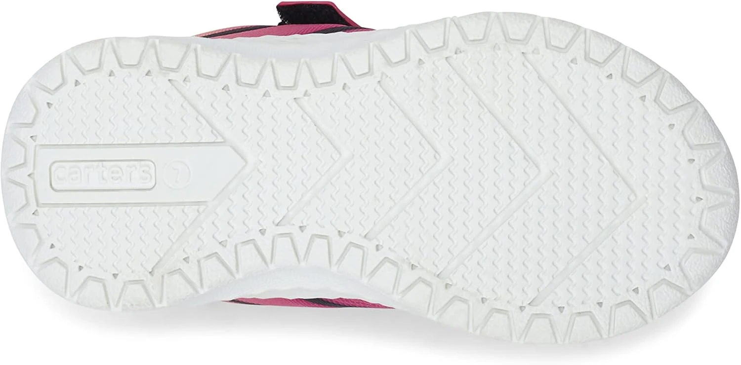 Carter's™ Carter's Girls Mercury Athletic Sneaker, Black, 12 Little Kid 8 Carter's™ Carter's Girls Mercury Athletic Sneaker, Black, 12 Little Kid - Image 6