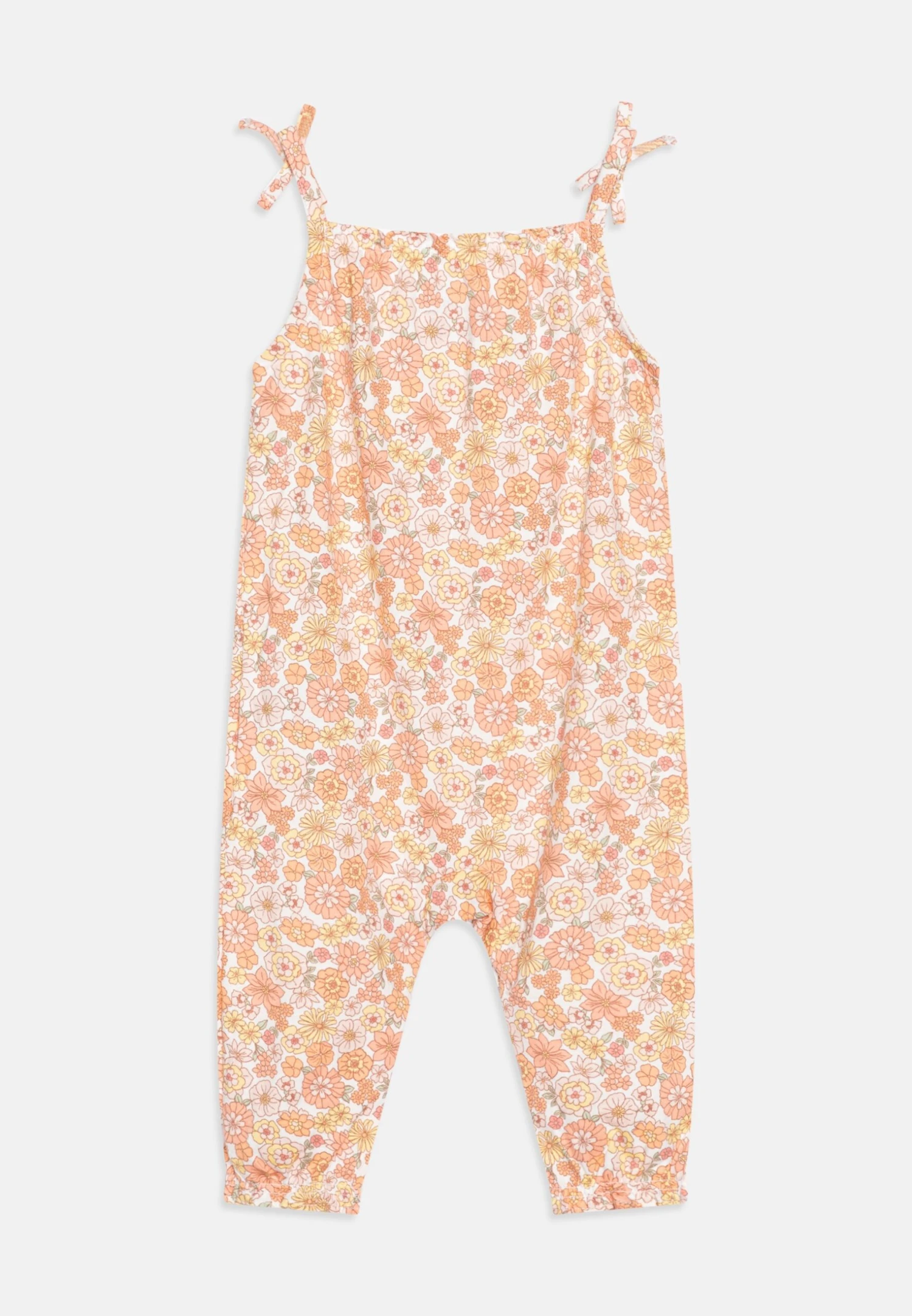 Carter's™ Floral Unisex - Jumpsuit - Pink/Orange 4 Carter's™ Floral Unisex - Jumpsuit - Pink/Orange - Image 2