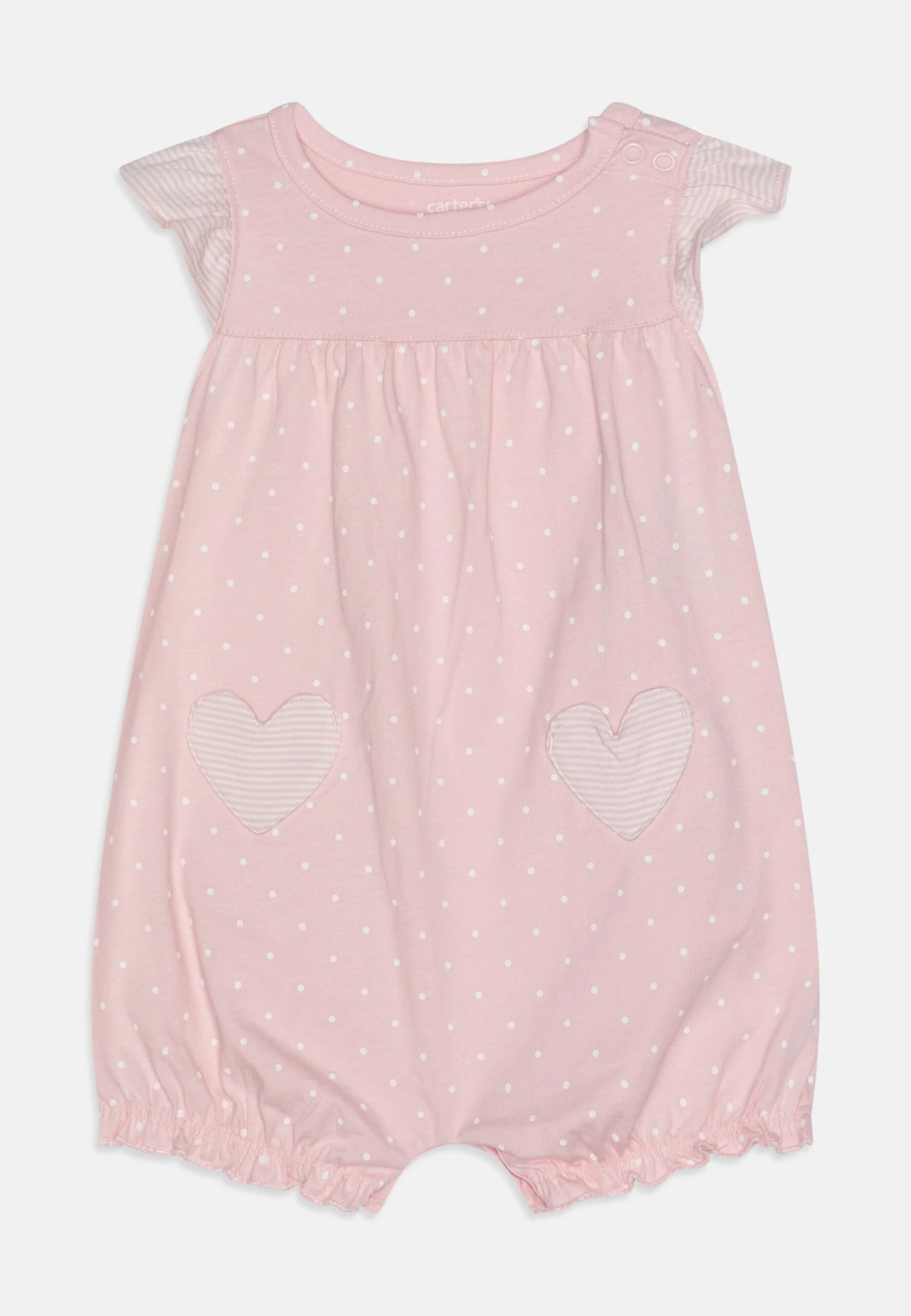Carter's™ Heart Print Unisex - Jumpsuit - Pink 3 Carter's™ Heart Print Unisex - Jumpsuit - Pink