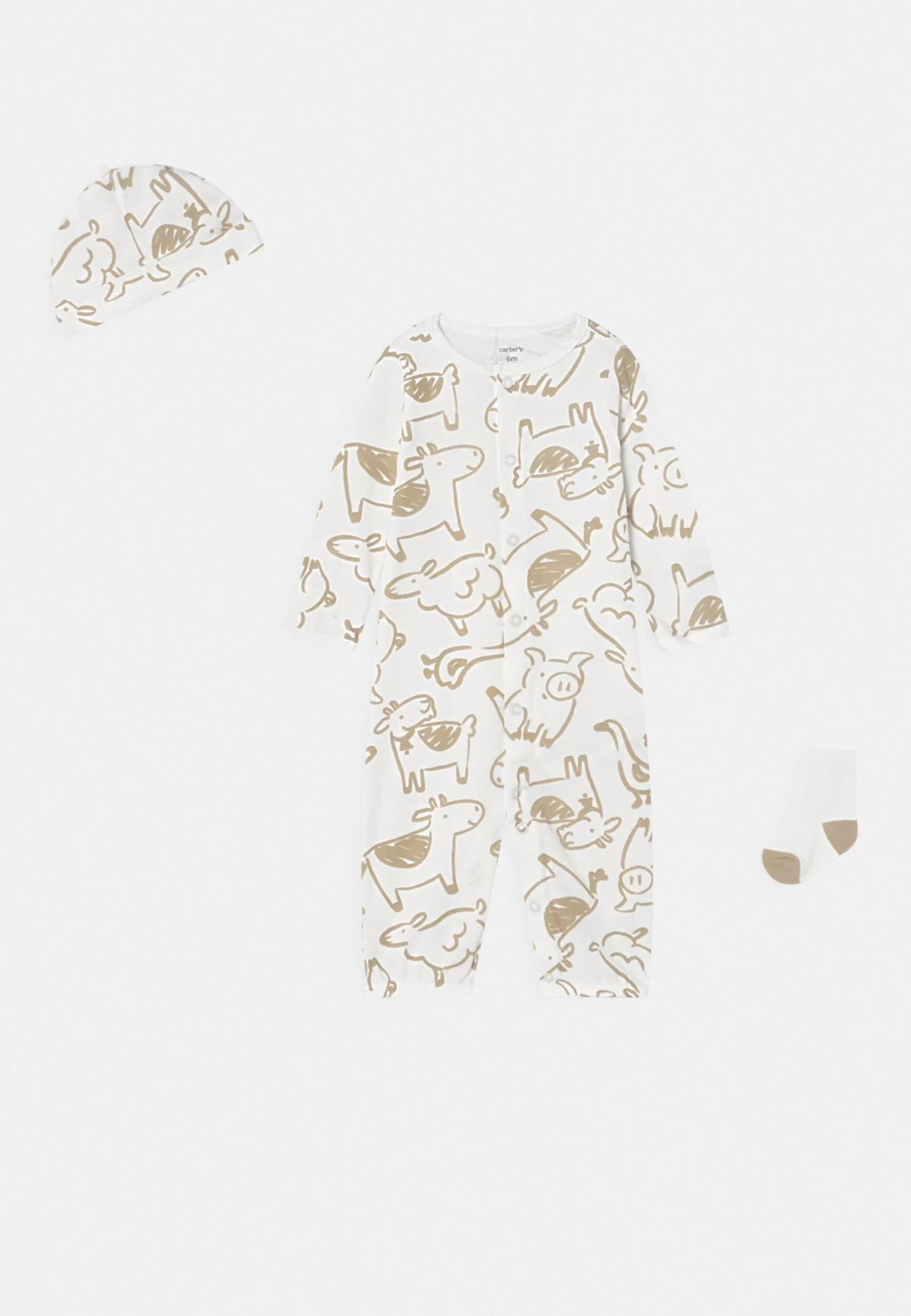 Carter's™ Converter Gowns Unisex Set - Pyjamas - Off-White 3 Carter's™ Converter Gowns Unisex Set - Pyjamas - Off-White