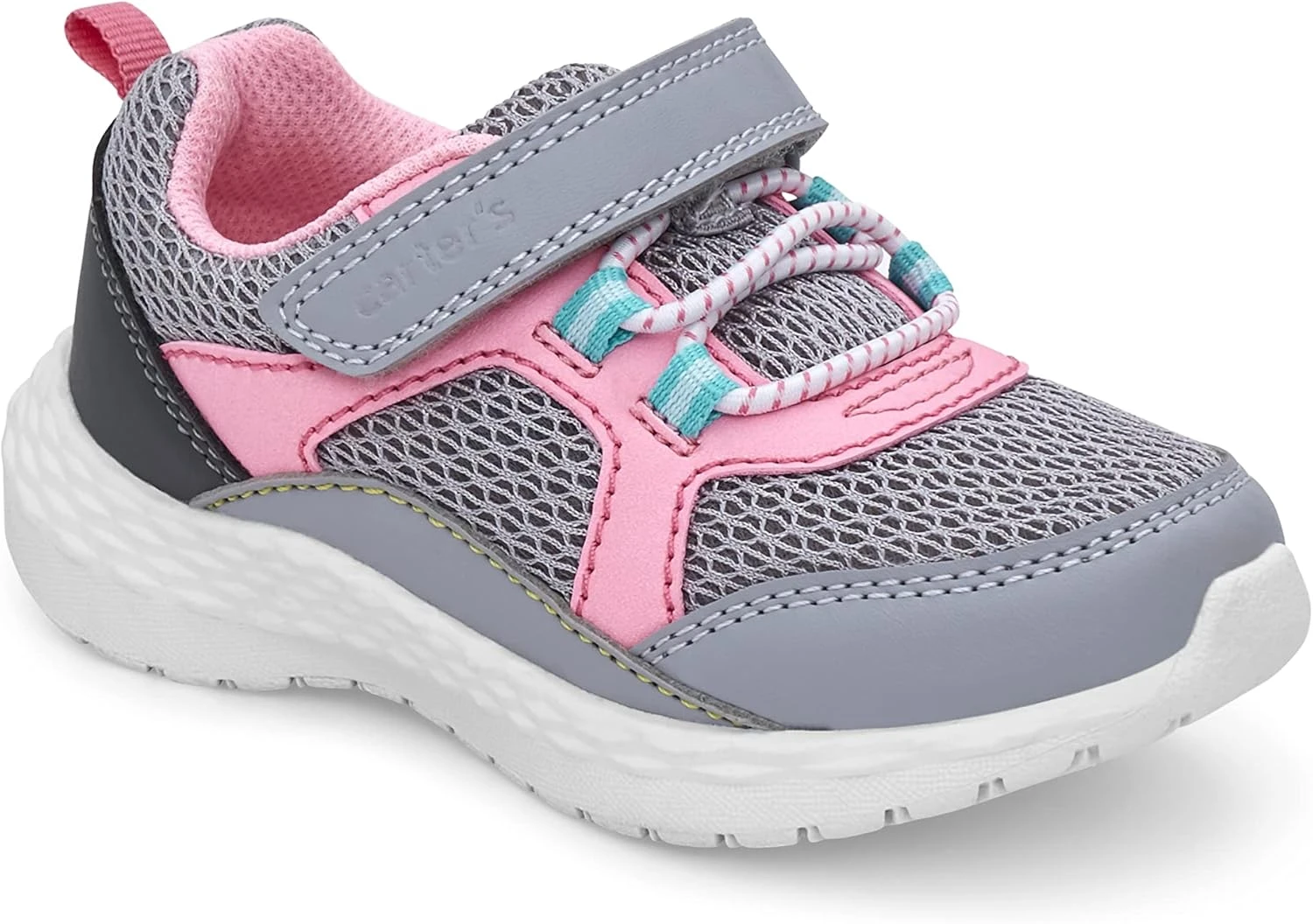 Carter's™ Carter's Girls Sawyer Athletic Sneaker, Grey, 4 Toddler 8 Carter's™ Carter's Girls Sawyer Athletic Sneaker, Grey, 4 Toddler - Image 6