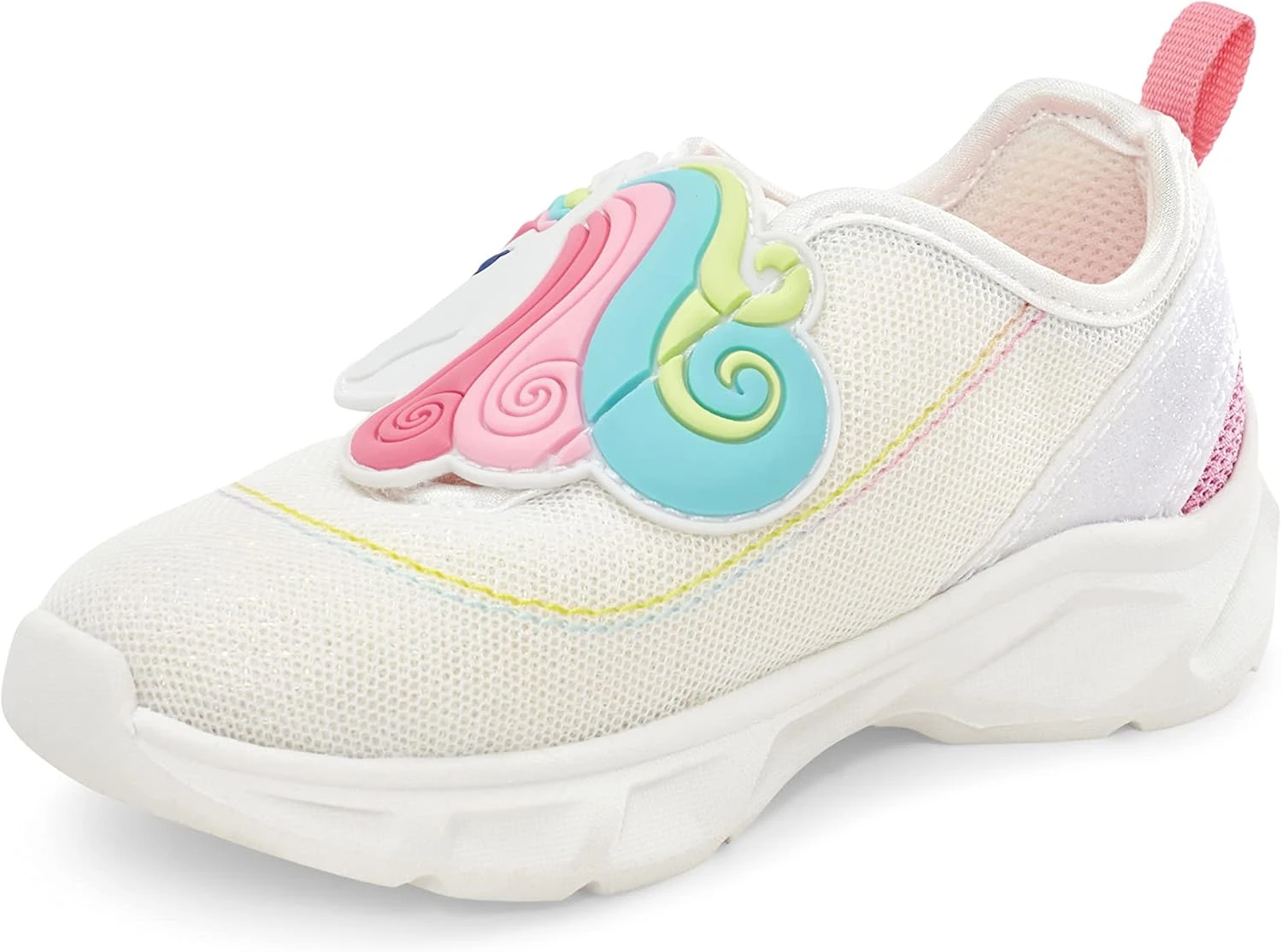 Carter's™ Carter's Girls Hug Sneaker, White, 6 Toddler 3 Carter's™ Carter's Girls Hug Sneaker, White, 6 Toddler