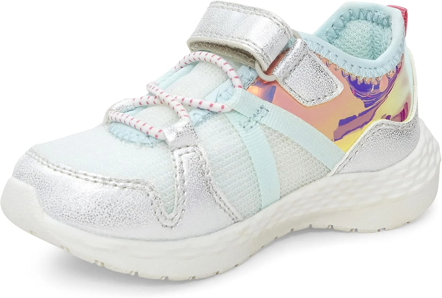 Carter's™ Carter's Girls Stevie Athletic Sneaker, Grey, 12 Little Kid 3 Carter's™ Carter's Girls Stevie Athletic Sneaker, Grey, 12 Little Kid