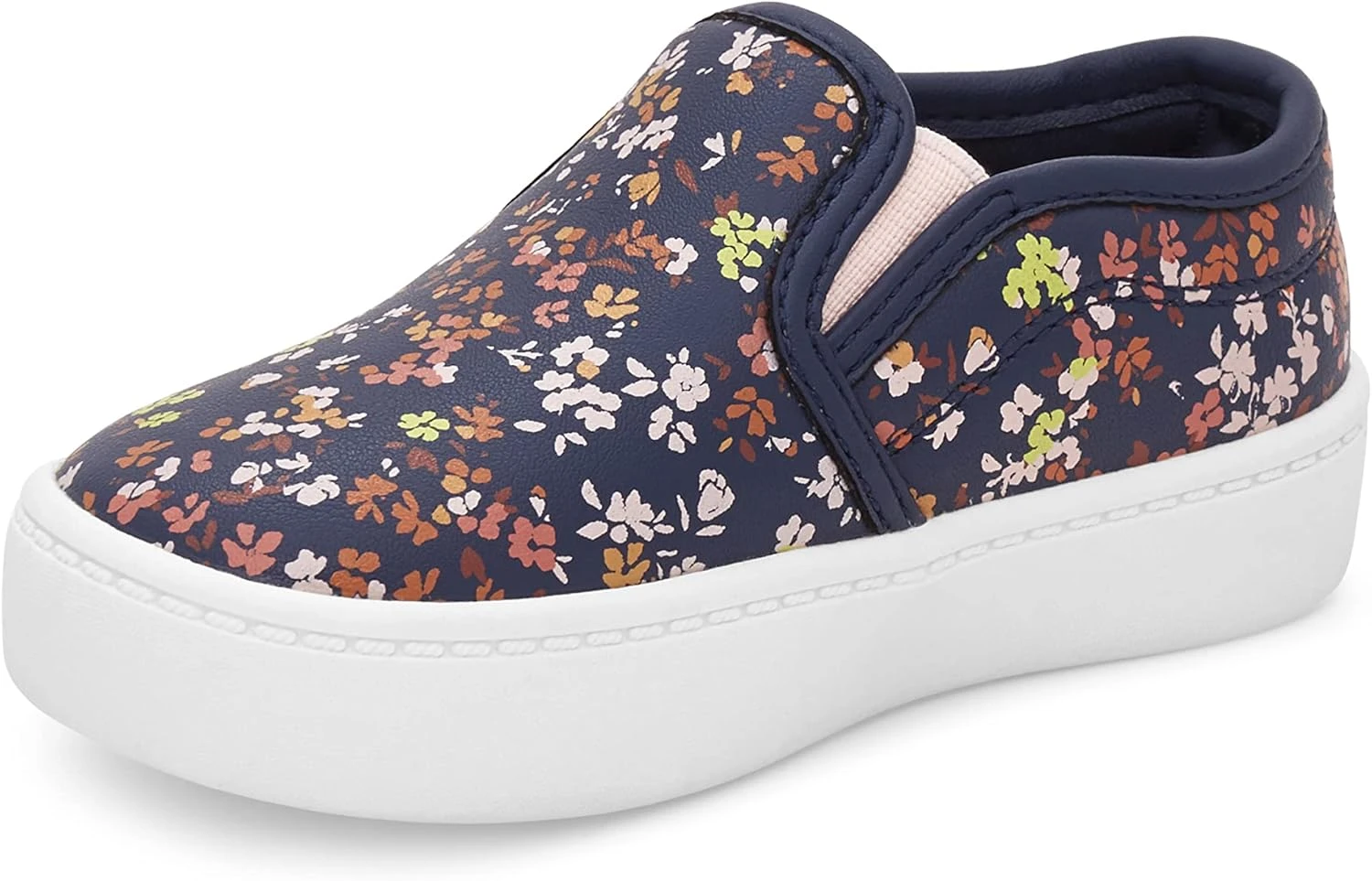 Carter's™ Carter's Girls Nettie Slip-On Sneaker, Navy, 11 Little Kid 3 Carter's™ Carter's Girls Nettie Slip-On Sneaker, Navy, 11 Little Kid