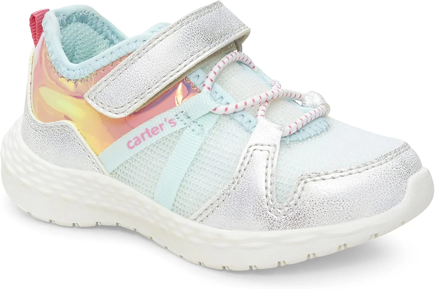 Carter's™ Carter's Girls Stevie Athletic Sneaker, Grey, 12 Little Kid 4 Carter's™ Carter's Girls Stevie Athletic Sneaker, Grey, 12 Little Kid - Image 2