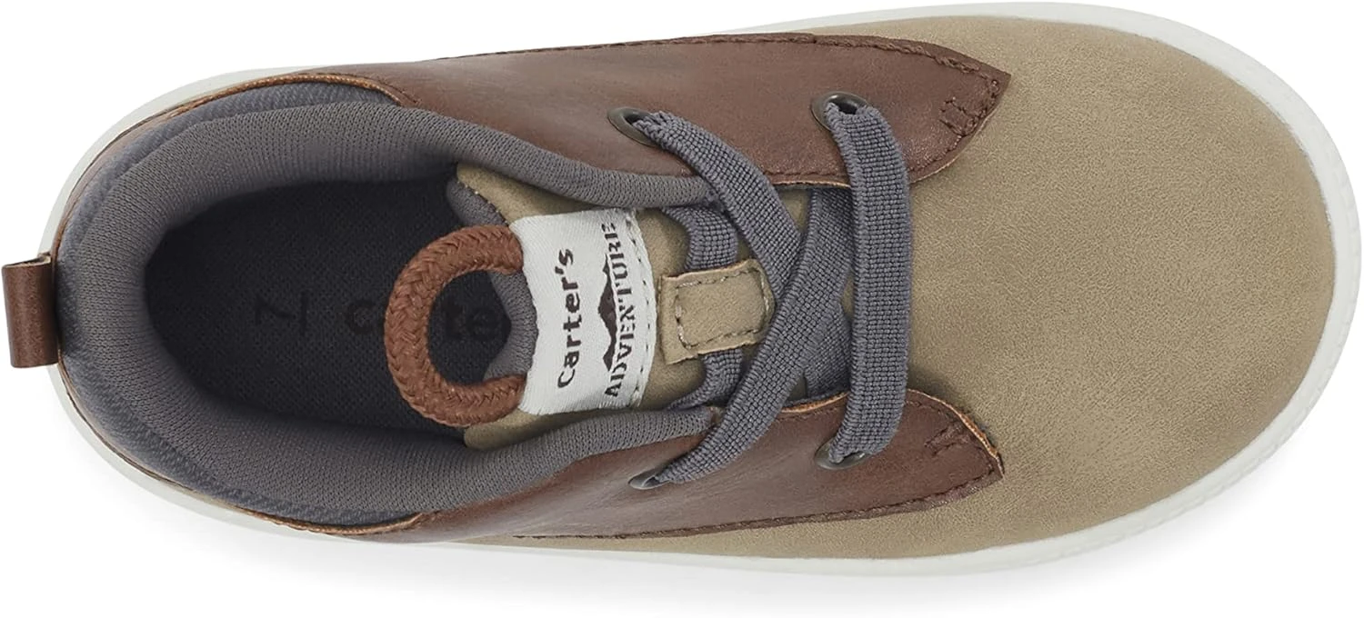Carter's™ Carter's Boy's Willis Sneaker, Brown, 7 Toddler 11 Carter's™ Carter's Boy's Willis Sneaker, Brown, 7 Toddler - Image 9