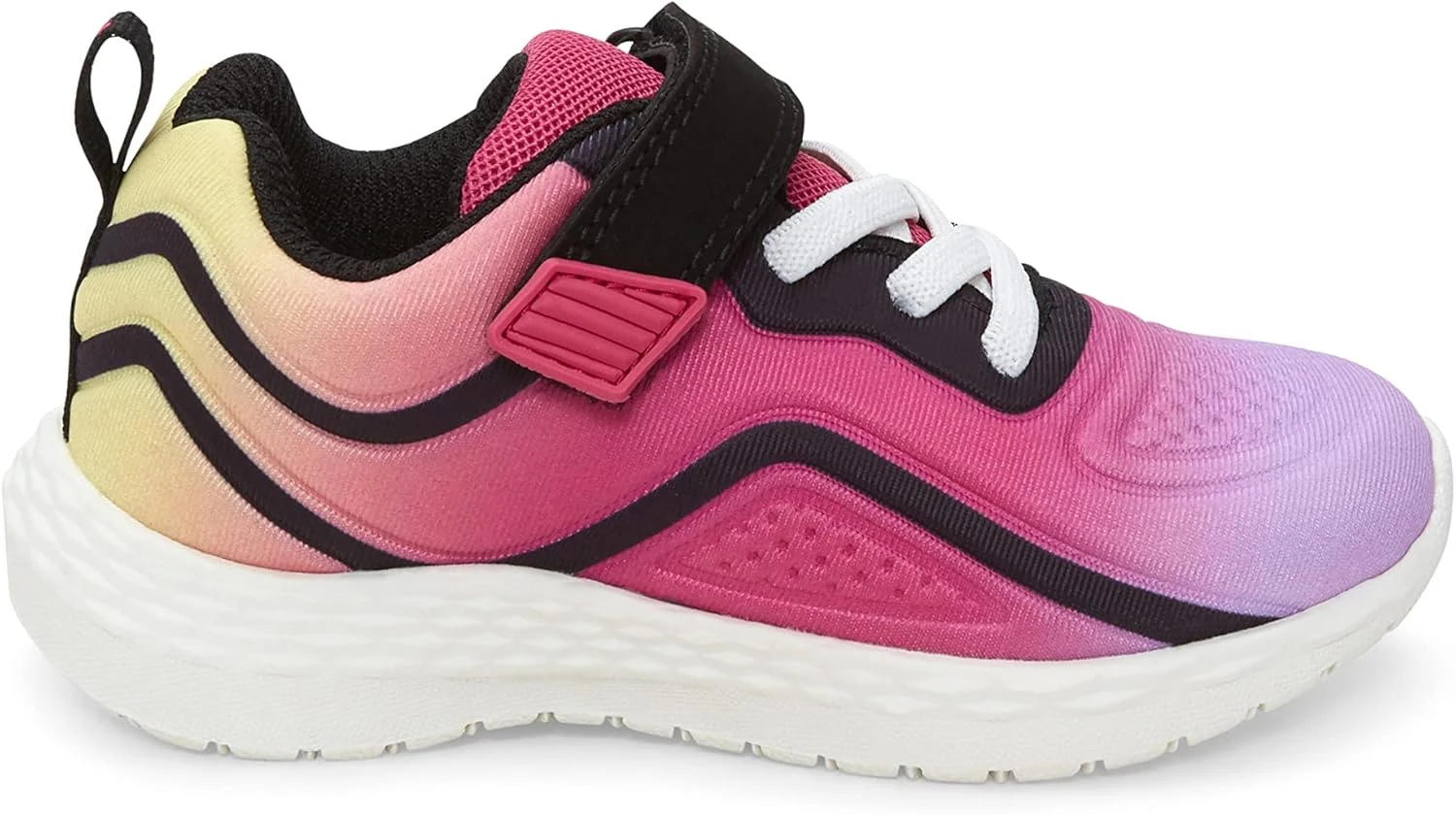 Carter's™ Carter's Girls Mercury Athletic Sneaker, Black, 12 Little Kid 5 Carter's™ Carter's Girls Mercury Athletic Sneaker, Black, 12 Little Kid - Image 3