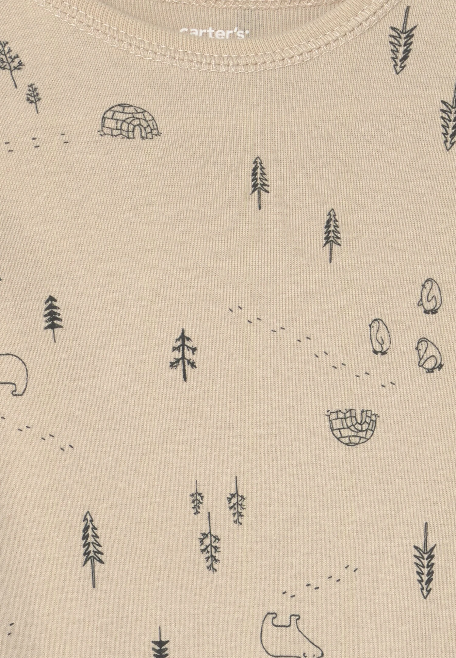 Carter's™ Boys 2 Pack - Pyjamas - Grey/Khaki 6 Carter's™ Boys 2 Pack - Pyjamas - Grey/Khaki - Image 4