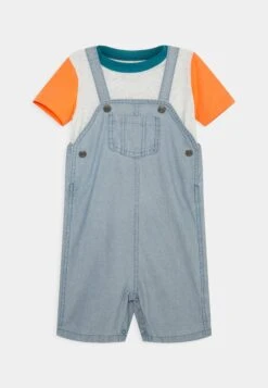 Carter's™ Shortall Unisex Set - Print T-Shirt - Blue