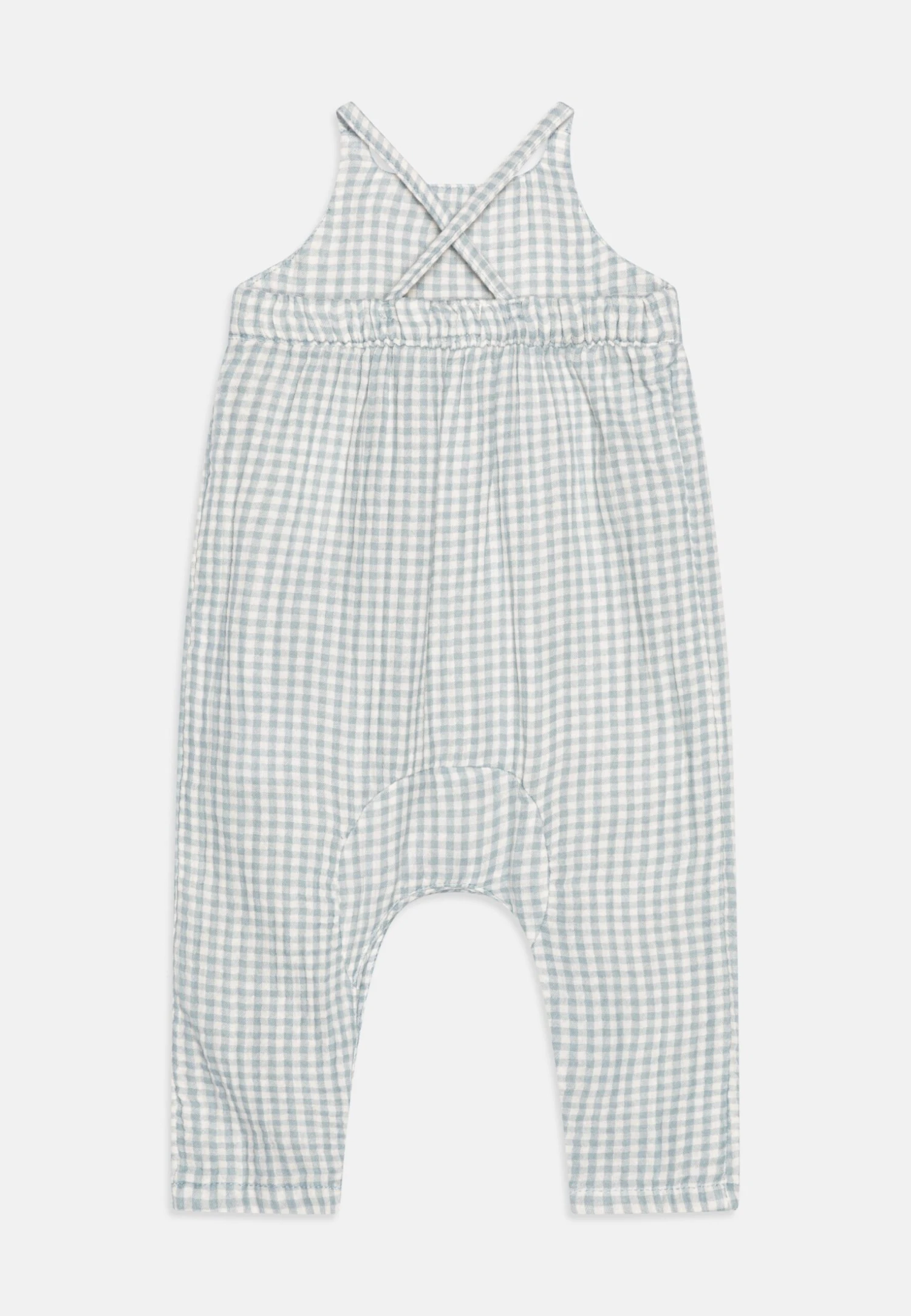 Carter's™ Creek Gingham Onepiece Unisex - Sleep Suit - Blue 4 Carter's™ Creek Gingham Onepiece Unisex - Sleep Suit - Blue - Image 2