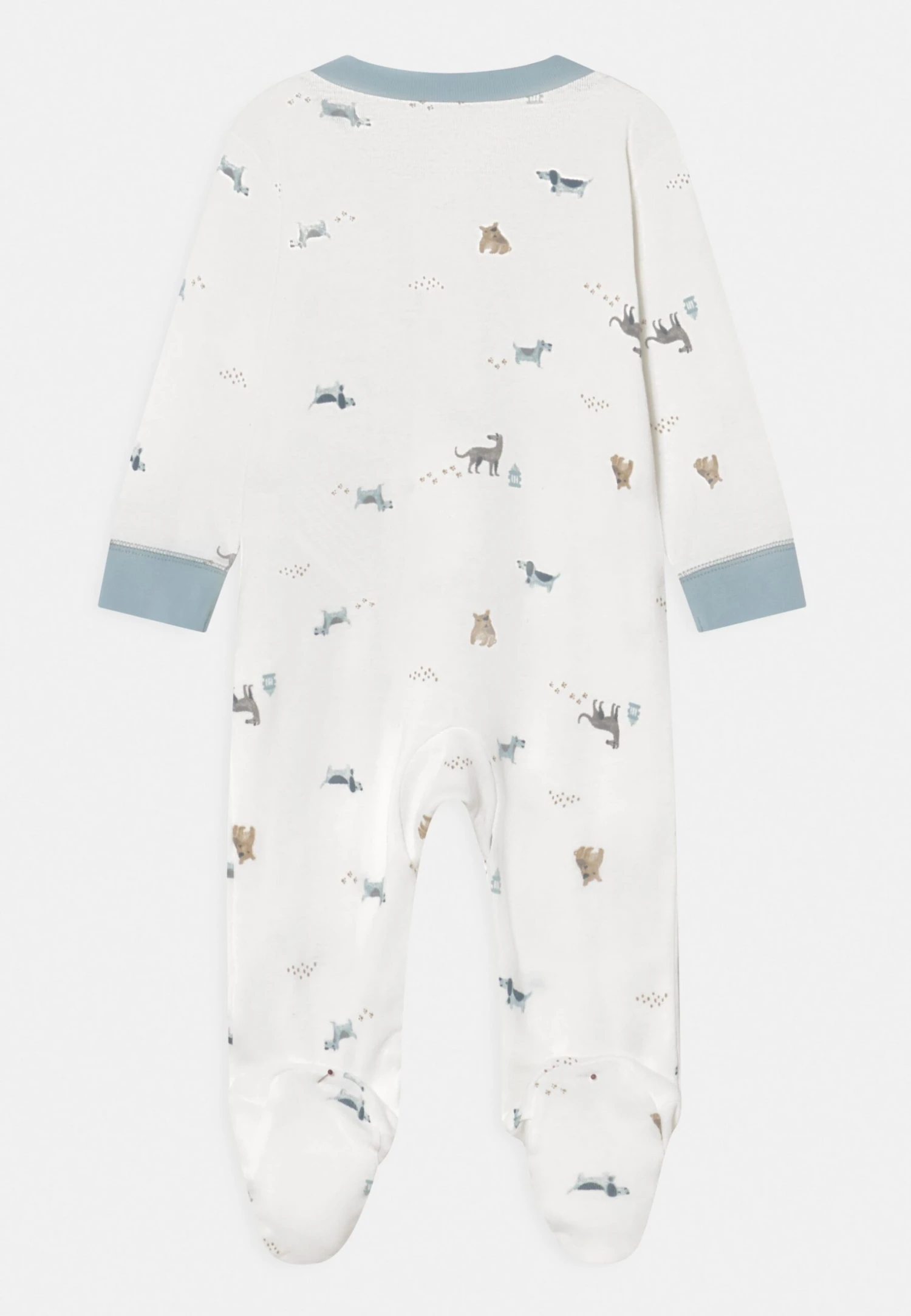 Carter's™ 2 Pack - Sleep Suit - Light Blue/White 4 Carter's™ 2 Pack - Sleep Suit - Light Blue/White - Image 2