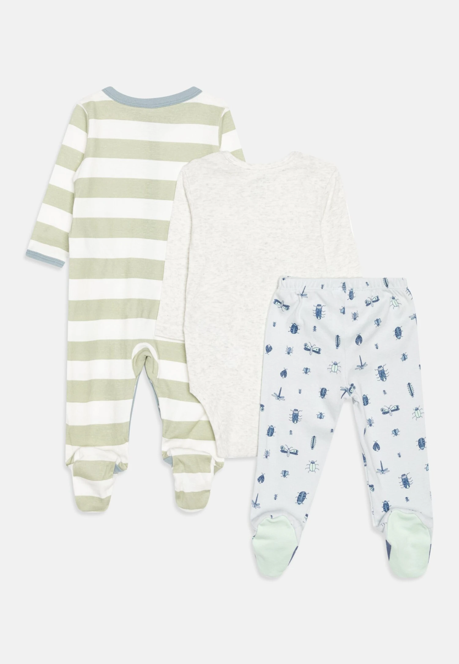 Carter's™ Unisex 3 Pack - Sleep Suit - Multi-Coloured 4 Carter's™ Unisex 3 Pack - Sleep Suit - Multi-Coloured - Image 2