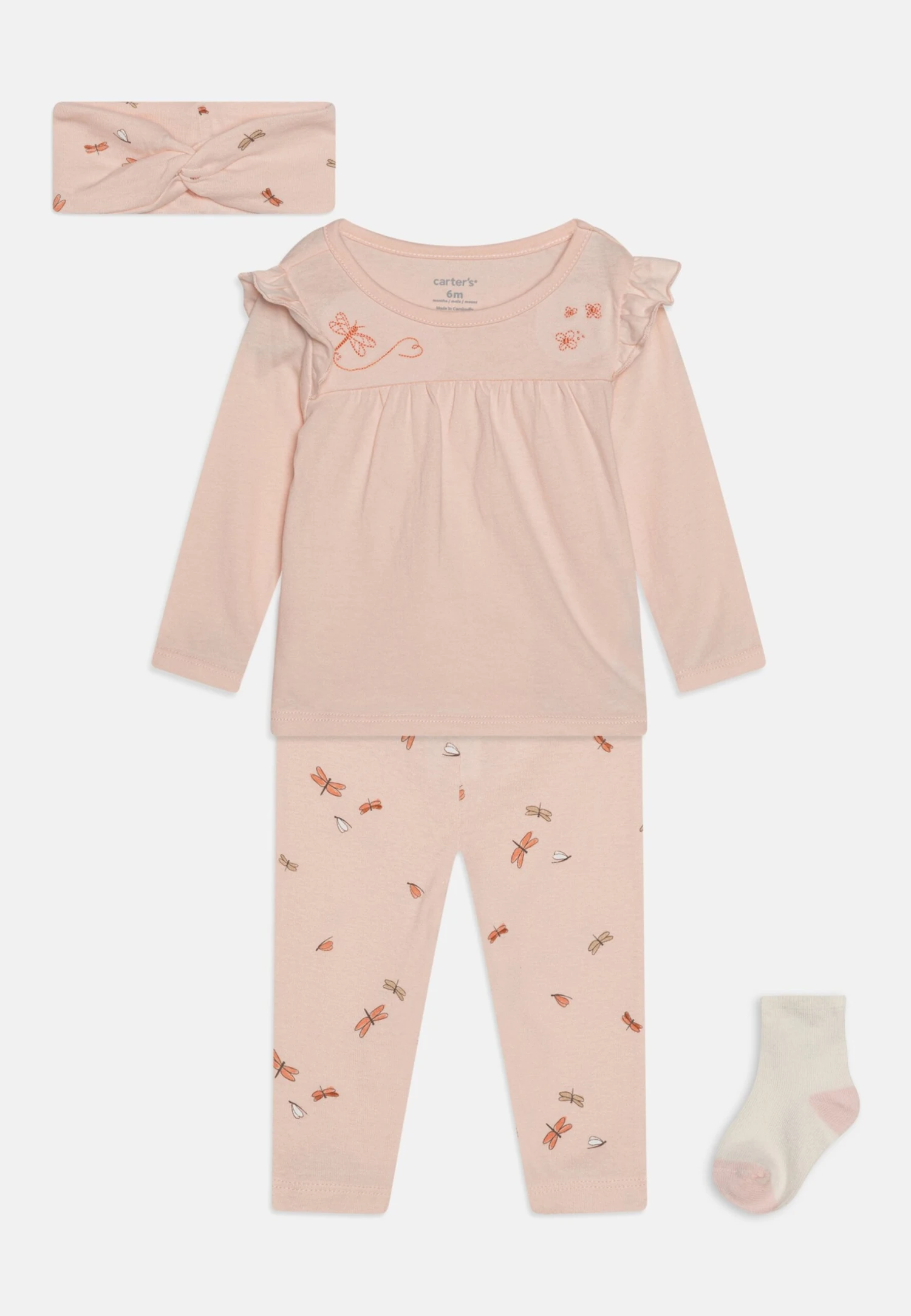 Carter's™ Pant Set - Long Sleeved Top - Pink 3 Carter's™ Pant Set - Long Sleeved Top - Pink