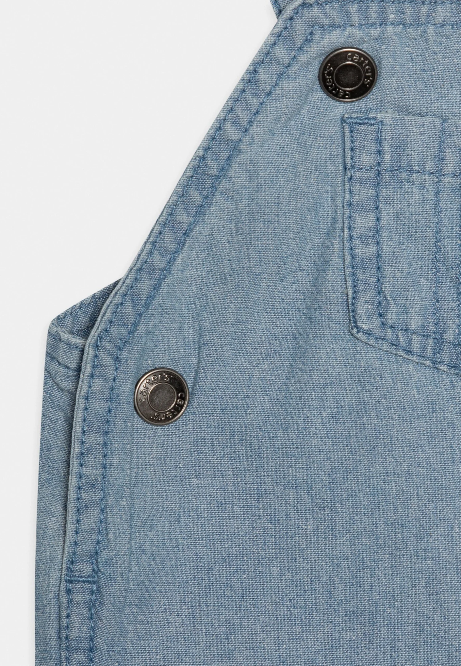 Carter's™ Shortall Unisex Set - Print T-Shirt - Blue 9 Carter's™ Shortall Unisex Set - Print T-Shirt - Blue - Image 7