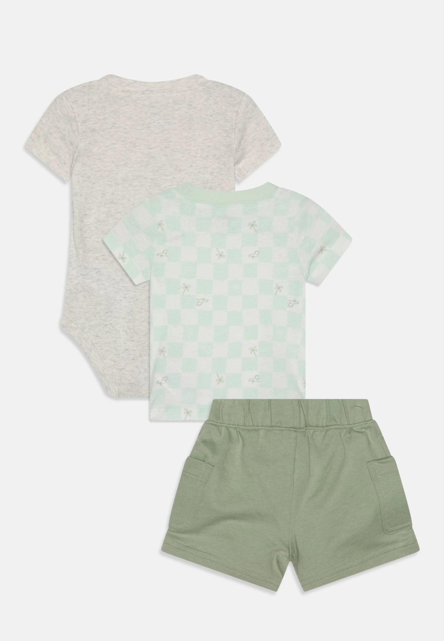 Carter's™ Check Print Set - Print T-Shirt - Green 4 Carter's™ Check Print Set - Print T-Shirt - Green - Image 2