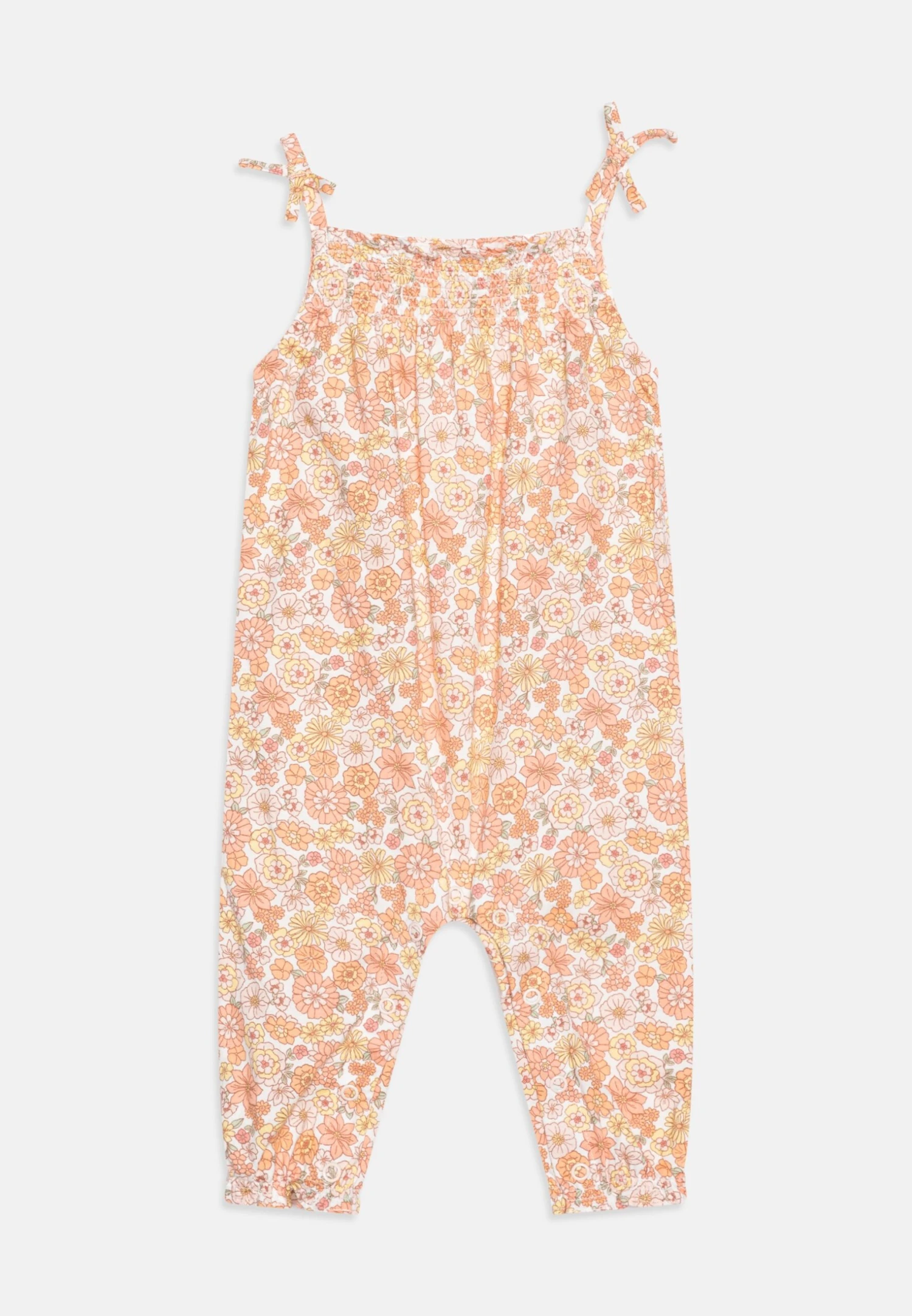 Carter's™ Floral Unisex - Jumpsuit - Pink/Orange 3 Carter's™ Floral Unisex - Jumpsuit - Pink/Orange