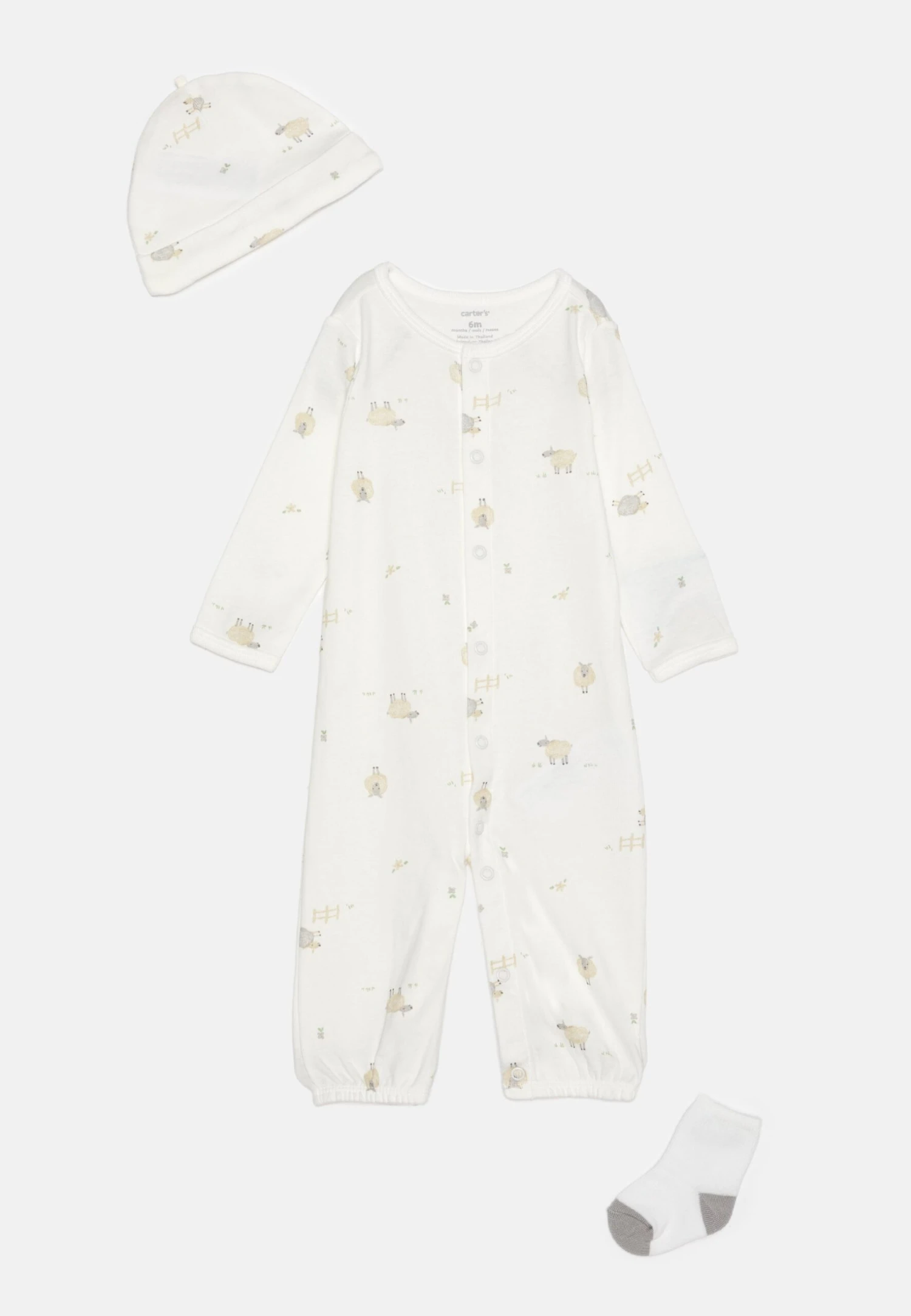 Carter's™ Set Unisex - Pyjamas - White 3 Carter's™ Set Unisex - Pyjamas - White