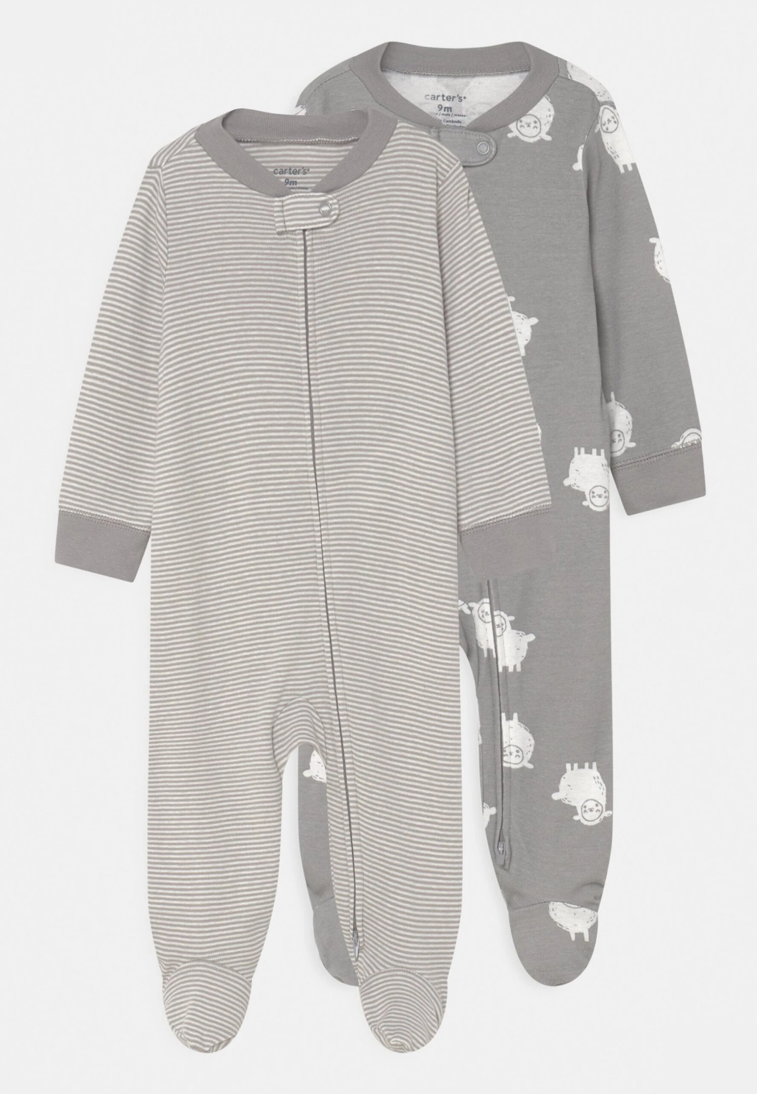 Carter's™ 2 Pack - Sleep Suit - Grey 3 Carter's™ 2 Pack - Sleep Suit - Grey
