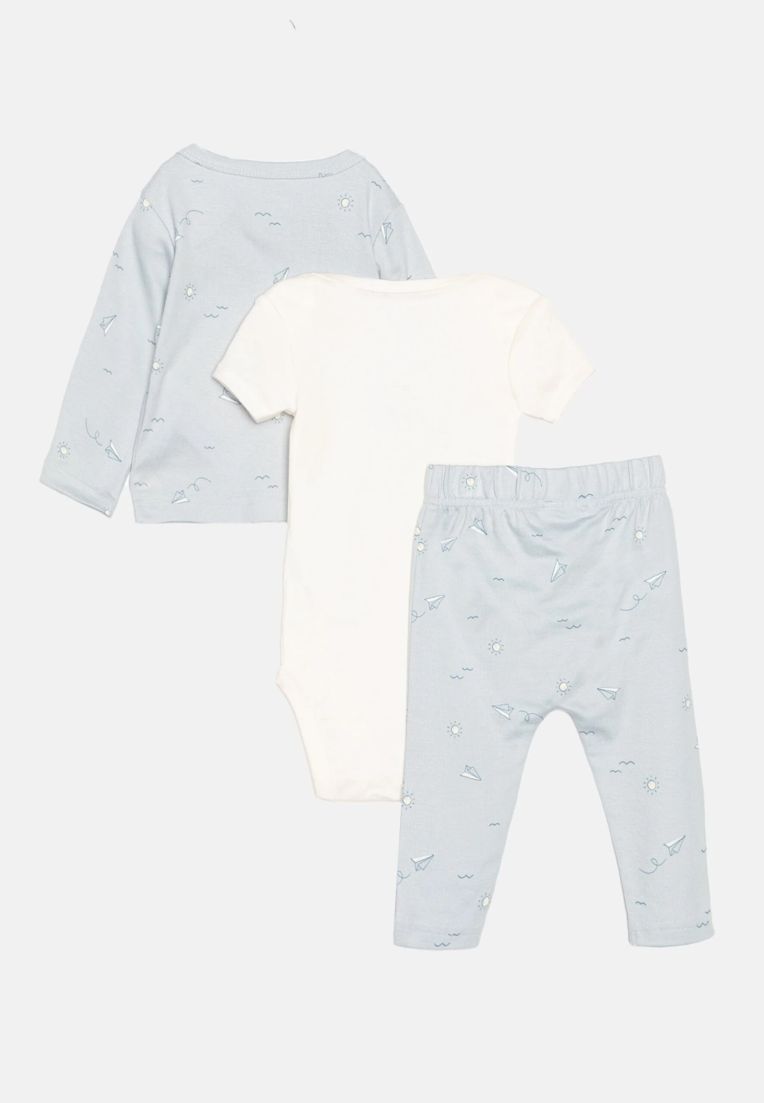 Carter's™ Cardi Unisex Set - Body - Blue 4 Carter's™ Cardi Unisex Set - Body - Blue - Image 2