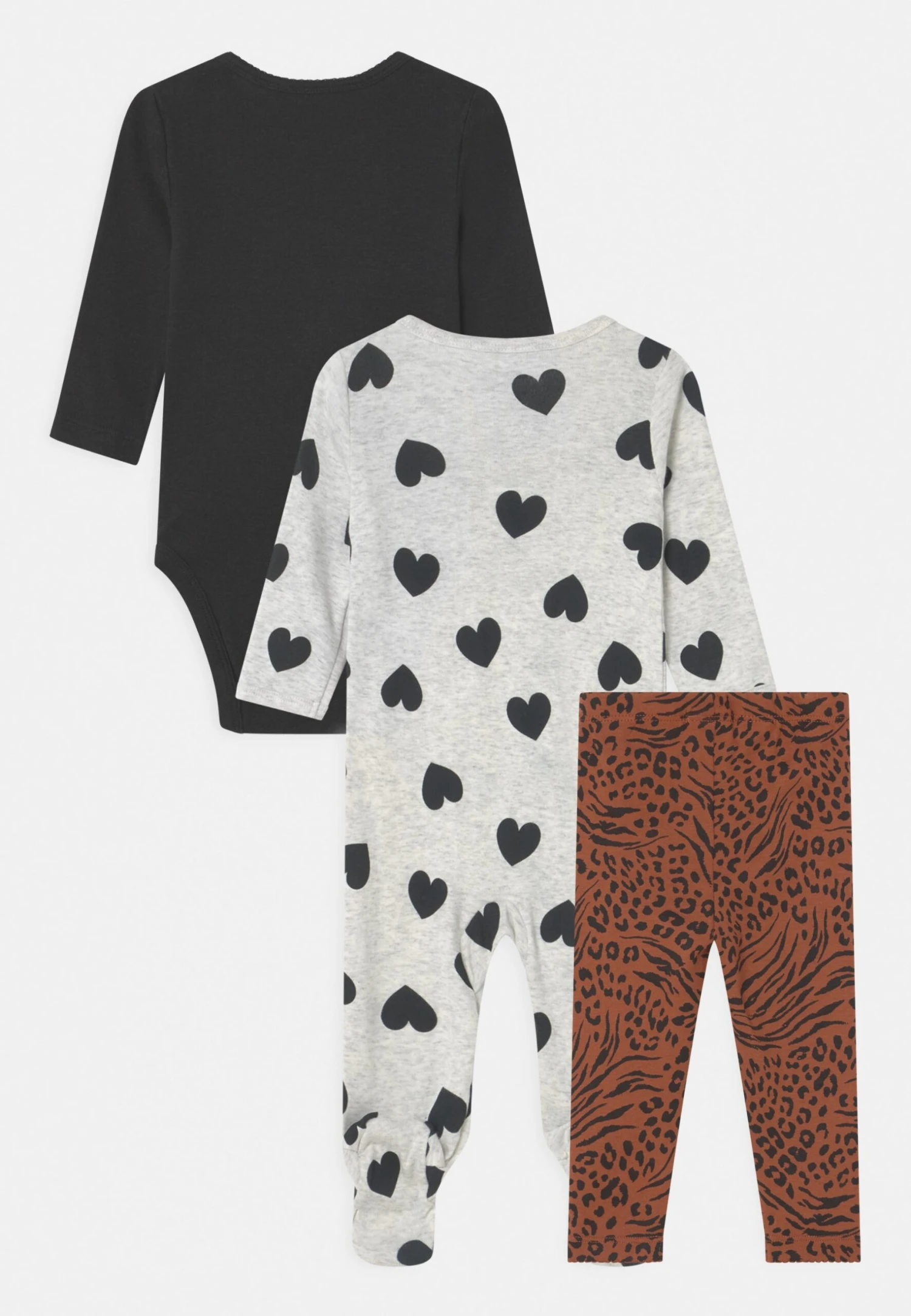 Carter's™ Girls Nightwear - Pyjamas - Brown/Grey 4 Carter's™ Girls Nightwear - Pyjamas - Brown/Grey - Image 2